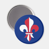 British Fleur-de-Lis Magnet Magneet (Voorkant / Achterkant)