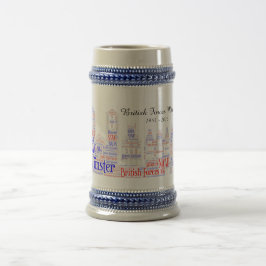 British Forces Münster Gray Stein Bierpul