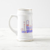 British Forces Münster White Stein Bierpul (Links)