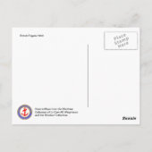 British Frigate 1843 Briefkaart (Achterkant)