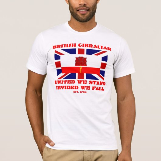 British Gibraltar T-shirt (Voorkant)