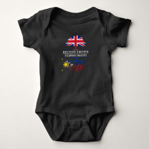 British Grown in Filipino Roots Filippijnen Romper