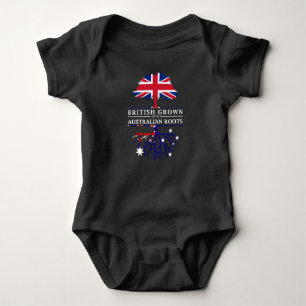 British Grown with Australian    RootsAustralia Romper