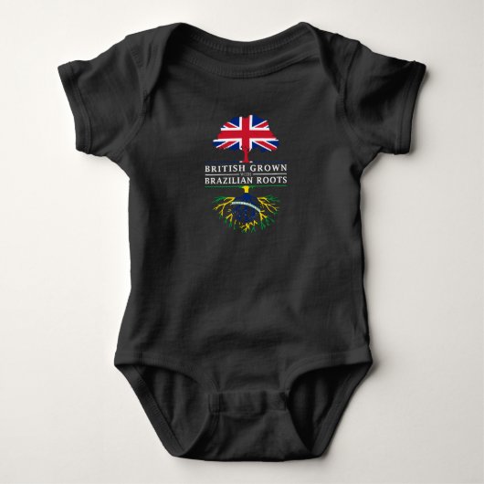 British Grown with Brazililian RootsBrazilië De Romper (Voorkant)