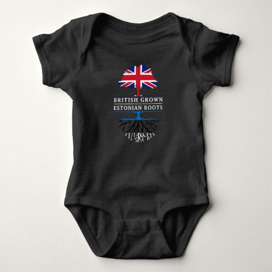 British Grown with Estonian    RootsEstonia Design Romper (Voorkant)