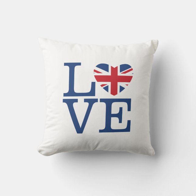 British Hearts - Union Jack Kussen (Voorkant)