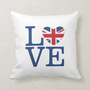 British Hearts - Union Jack Kussen