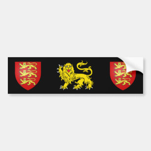 British Heraldry Lion Bumpersticker