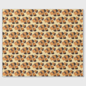 British Honeycomb Sponge Cinder Toffee Snoep Sweet Cadeaupapier (Vlak)