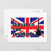 British Invasion Briefkaart (Voorkant / Achterkant)