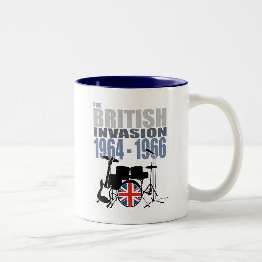 British Invasion III Tweekleurige Koffiemok (Rechts)