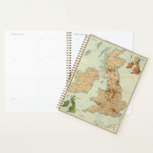 British Isles chemins de fer et carte industrielle