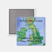 British Isles Cruise Magnet 2013 (Recto/Verso)
