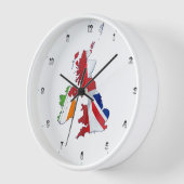 BRITISH ISLES MAP EN FLAGS (Hoek)