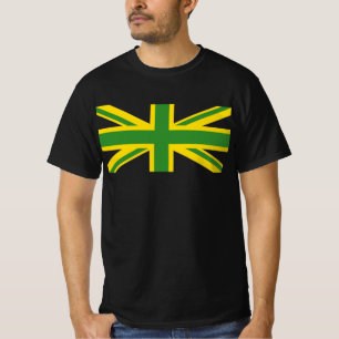 British - Jamaican Union Jack Flag  T-shirt
