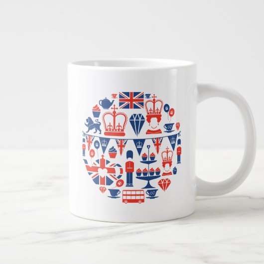 British Jubilee Icons Extra Grote Beker (Rechts)