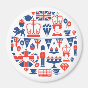 British Jubilee Icons Magneet