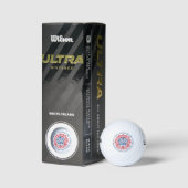 British King III Charles Memorabilia Kings Golfballen (Verpakking)