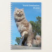 British Longhair Cat World Domination Planner (Devant)
