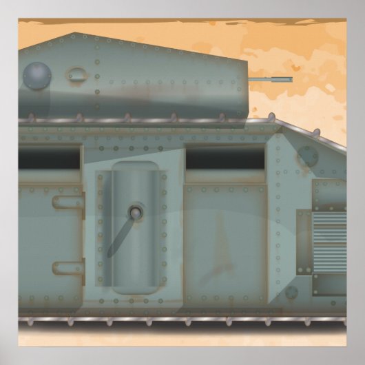 British Mark 1 Tank Poster (Voorkant)