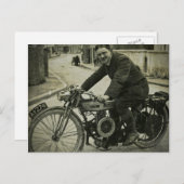 British Motorcycle  begin jaren 1900 Briefkaart (Voorkant / Achterkant)
