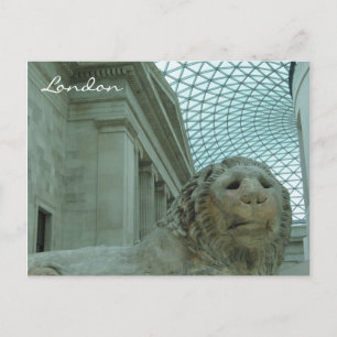 british museum lion briefkaart