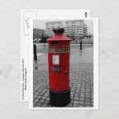 British Pillar box - Liverpool Special 1853 Briefkaart (Voorkant / Achterkant)