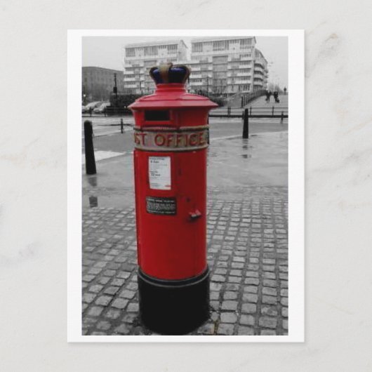 British Pillar box - Liverpool Special 1853 Briefkaart (Voorkant)