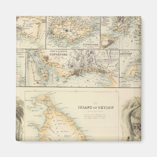British Possessions in het Indiase Zee Magneet (Voorkant)