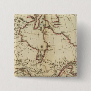 British Possessions in Noord-Amerika Vierkante Button 5,1 Cm