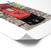 British Postbox Original Painting Poster (Hoek)