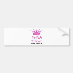 British Princess Bumpersticker