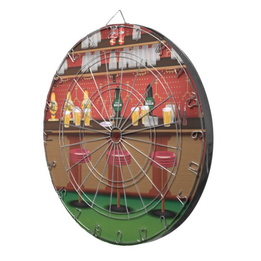 British Pub Bar Dartbord (Voorkant Rechts)