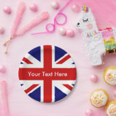 British Pub Union Jack Papieren Bordje (Feest)