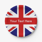 British Pub Union Jack Papieren Bordje (Voorkant)