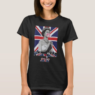British Queen Monarchy Platinum Jubilee 70th Anniv T-shirt
