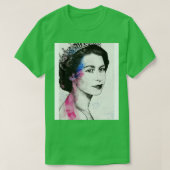 British Queens Platinum Jubilee - Eerbetoon aan de T-shirt (Design voorkant)