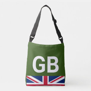British Racing Green Crossbody Tas