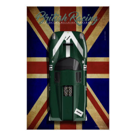 British Racing Lola T70 MKIII No.1 Perfect Poster