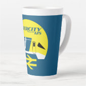 British Rail Intercity Classic Train Enthusiast Latte Mok (Rechterhoek)