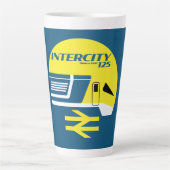 British Rail Intercity Classic Train Enthusiast Latte Mok (Voorkant)