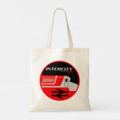 British Rail Intercity Classic Train Enthusiast Tote Bag (Achterkant)