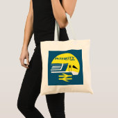British Rail Intercity Classic Train Enthusiast Tote Bag (Voorkant (product))