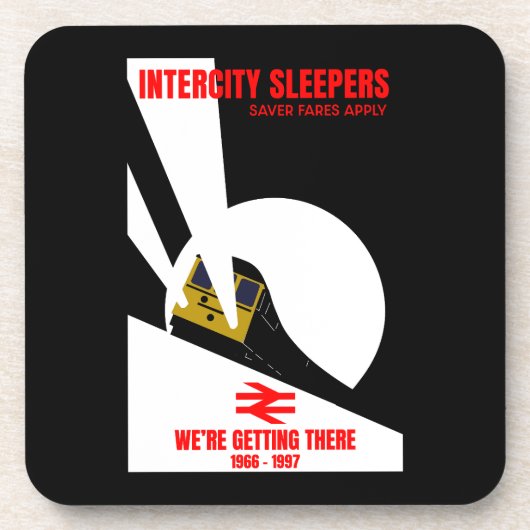 British Rail Train Enthusiast Bier Onderzetter (Voorkant)