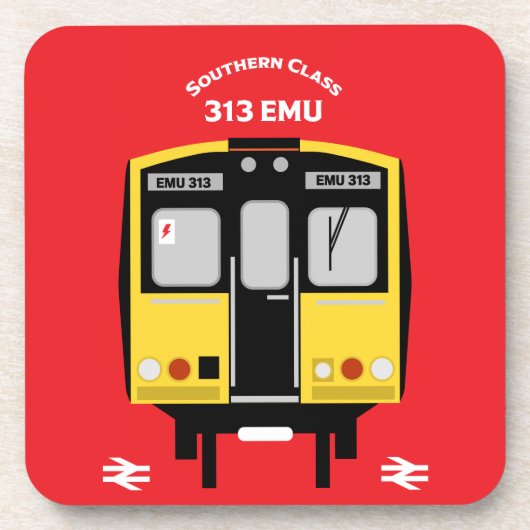 British Rail Train Enthusiast Bier Onderzetter (Voorkant)