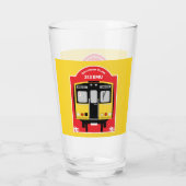 British Rail Train Enthusiast Glas (Achterkant)