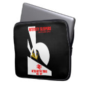 British Rail Train Enthusiast Laptop Sleeve (Voorkant Links)