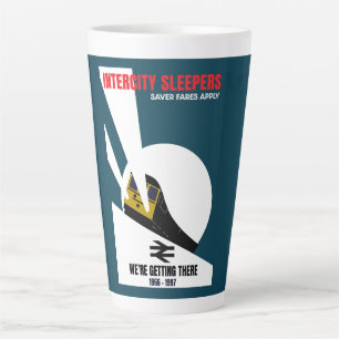 British Rail Train Enthusiast Latte Mok