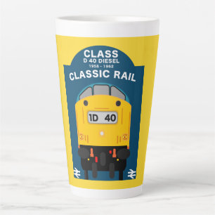 British Rail Train Enthusiast Latte Mok