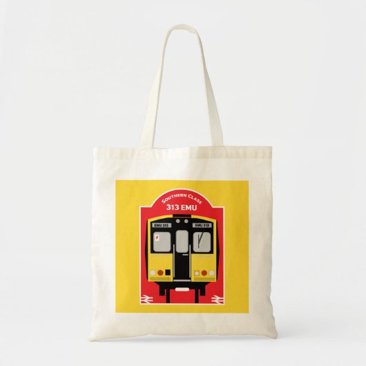 British Rail Train Enthusiast Tote Bag (Voorkant)